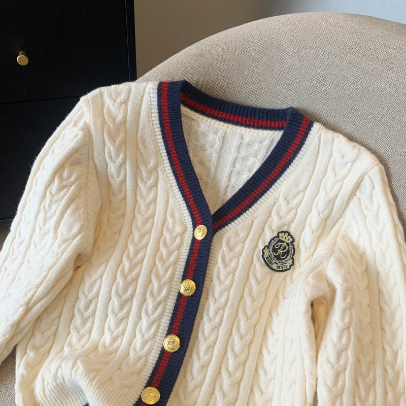 New 2024 Autumn Winter Cashmere Top Women V Neck Pullover Warm Knitwear Jumper Woman Clothes Twist Outwear Knited Tops Women