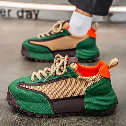 Without Heels Round Foot Retro Shoes Men Dress Casual Dress Men's Shoes Sneakers Sport Bity Latest Tenisse Tenisse Shors