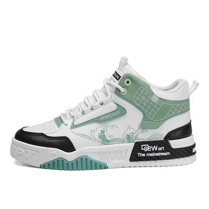 Daddy Shoes Male Sports Sneakers Trainers Street Culture Walking Footwear Man Men High Top Casual Shoes Personality Thick Soled