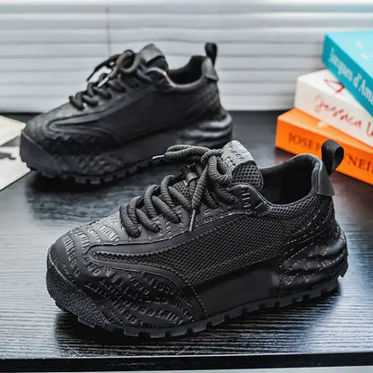 Without Heels Round Foot Retro Shoes Men Dress Casual Dress Men's Shoes Sneakers Sport Bity Latest Tenisse Tenisse Shors
