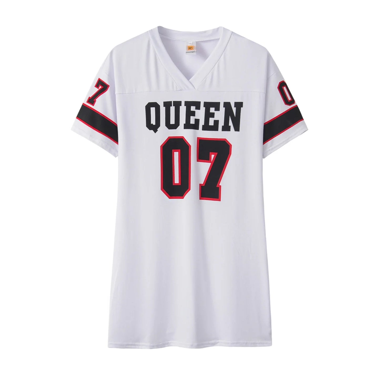 Fashion Women's Short Sleeve QUEEN 07 Printed T-Shirt Women 2025 Spring Summer T-Shirts Femme Clothing