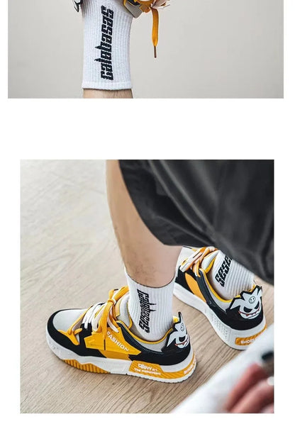 Men's Sneakers Breathable Men Casual Shoes Cool Basket Shoes for Men Non-slip Tenis Shoes Vulcanized Shoes Tenis Para Hombre