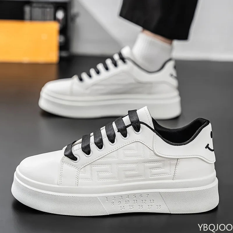 New Men's Breathable Shoes Versatile thick soled Sneakers Outdoor Casual non slip Loafers Fashion comfortable Male shoes Homme