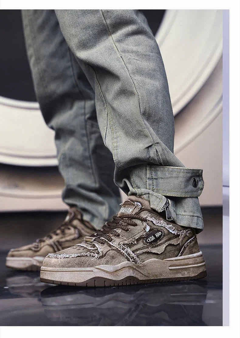Retro Unisex Casual Shoes Fashion Cool Warm Runn Shoes Men Women Anti Slip Classic Tennis Shoes Punk Hip-hop Outdoors Sneakers
