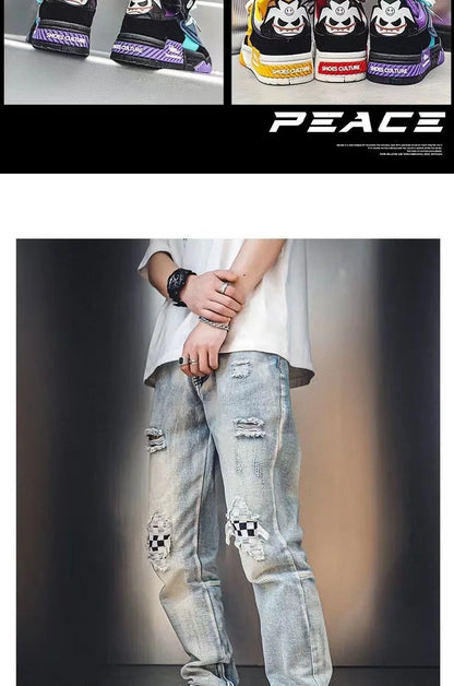 Men's Sneakers Breathable Men Casual Shoes Cool Basket Shoes for Men Non-slip Tenis Shoes Vulcanized Shoes Tenis Para Hombre
