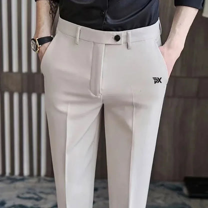South Korean Golf Pants Men's 2025 Spring New Golf Clothing Fashion Casual Business Pants Sports Pants Men's Golf Clothing