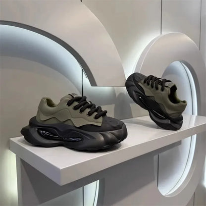 2025 New Men's Classic Sneakers Trendy Versatile Fashion Casual Shoes Thick soled Height Boosting Lightweight Running Shoes