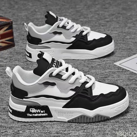 Men's shoes spring summer new versatile thick soled casual shoes anti slip youth simple comfortable sports trendy shoes