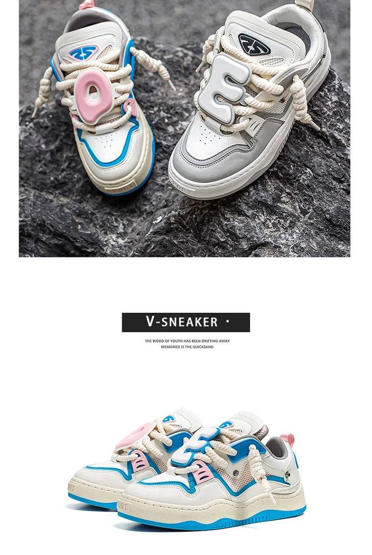 Sneakers For Men Vulcanized Shoes Casual Shoes Lace Up Skateboard Breathable Comfortable Outdoor Running Sport Shoes Male 39-44
