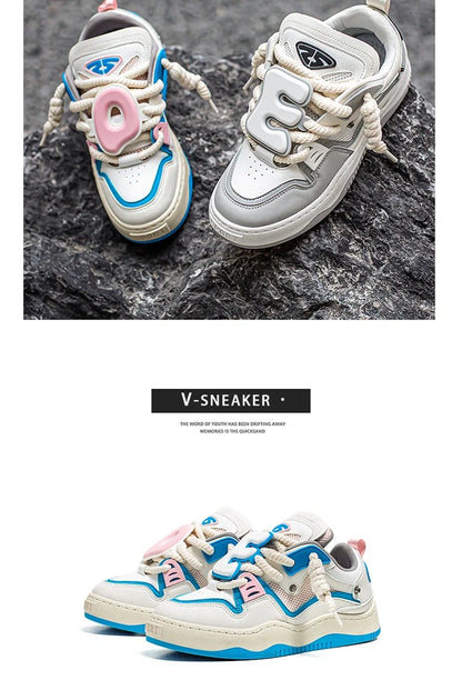 Sneakers For Men Vulcanized Shoes Casual Shoes Lace Up Skateboard Breathable Comfortable Outdoor Running Sport Shoes Male 39-44