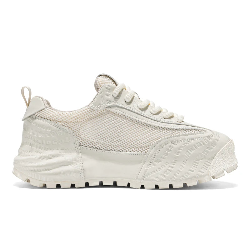 Chunky Sneaker Men Designer Cover Bottom Board Shoes Fashion Casual Mesh Breathable Increased Internal Flat Platform Sport Shoes