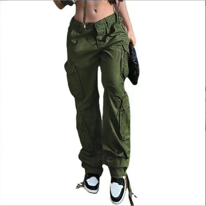 Outdoor Activities L Light Grey Baggy Cargo Pants Fashion Vintage Women Trousers Casual Women's Pants Ideal For Vacation