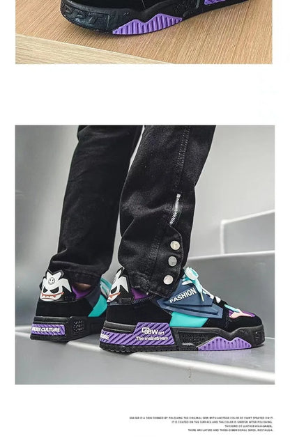 Men's Sneakers Breathable Men Casual Shoes Cool Basket Shoes for Men Non-slip Tenis Shoes Vulcanized Shoes Tenis Para Hombre