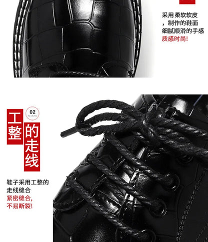 Men's Loafers Luxury Brand Leather Dress Shoes Breathable Slip-On Solid Formal Casual Shoes Handmade Designer Men Shoes Mocassin
