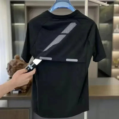 Summer cool feeling casual men's golf suit sports shirt and pants 2-piece quick drying breathable popular quality golf clothing