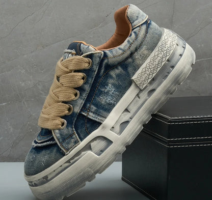 Spring and Autumn New Fashionable Anti slip and Wear resistant Men's Vulcanized Shoes Canvas Casual Sports Men's Board Shoes