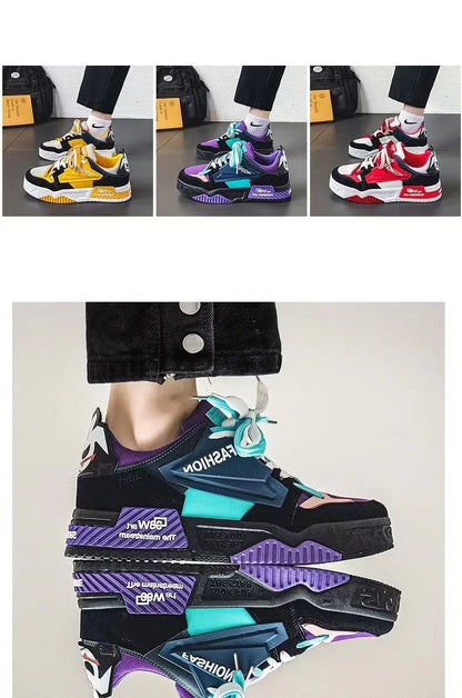Men's Sneakers Breathable Men Casual Shoes Cool Basket Shoes for Men Non-slip Tenis Shoes Vulcanized Shoes Tenis Para Hombre