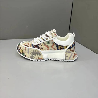 Designer Big Size 39-48 Men Chunky Sneakers Flats Board Shoes 2025 Spring New Microfiber Leather Casual Shoes Increased Internal