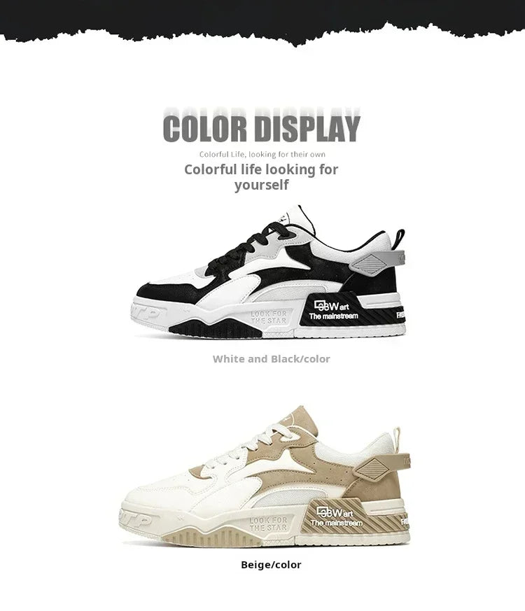 2024 Men Running Shoes New Autumn Brand Design Comfortable Soft Soled Men's Shoes Fashion Mens Sneakers Motorcycle Shoes