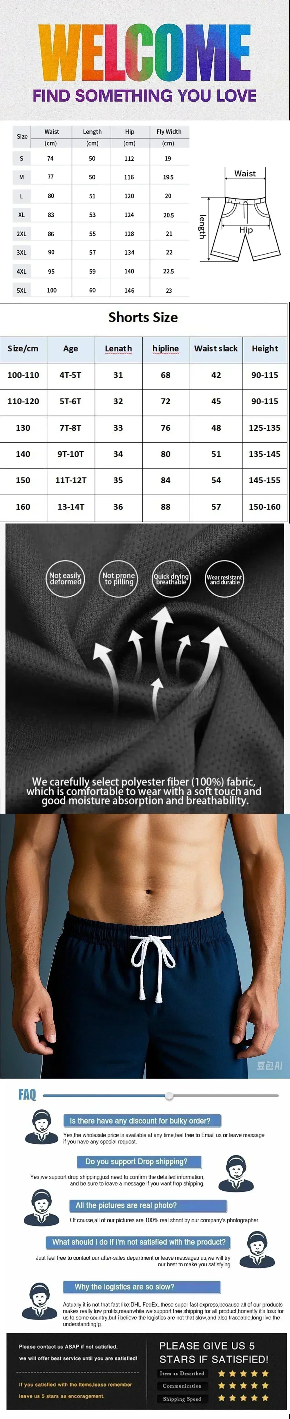 2025 3d New Men's Quick-drying Luxury Brand Shorts High-end Comfortable Casual Sports Breathable Shopping Casual Men's Shorts