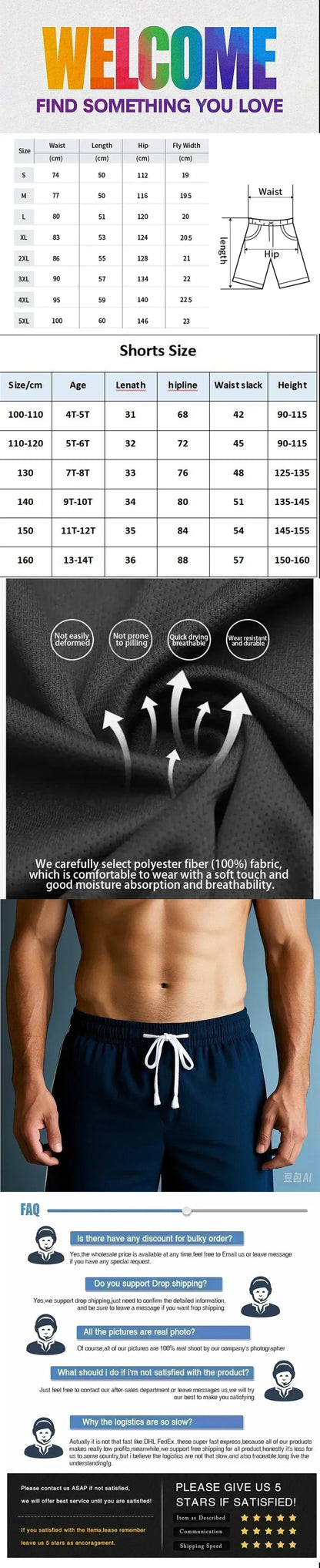 2025 3d New Men's Quick-drying Luxury Brand Shorts High-end Comfortable Casual Sports Breathable Shopping Casual Men's Shorts