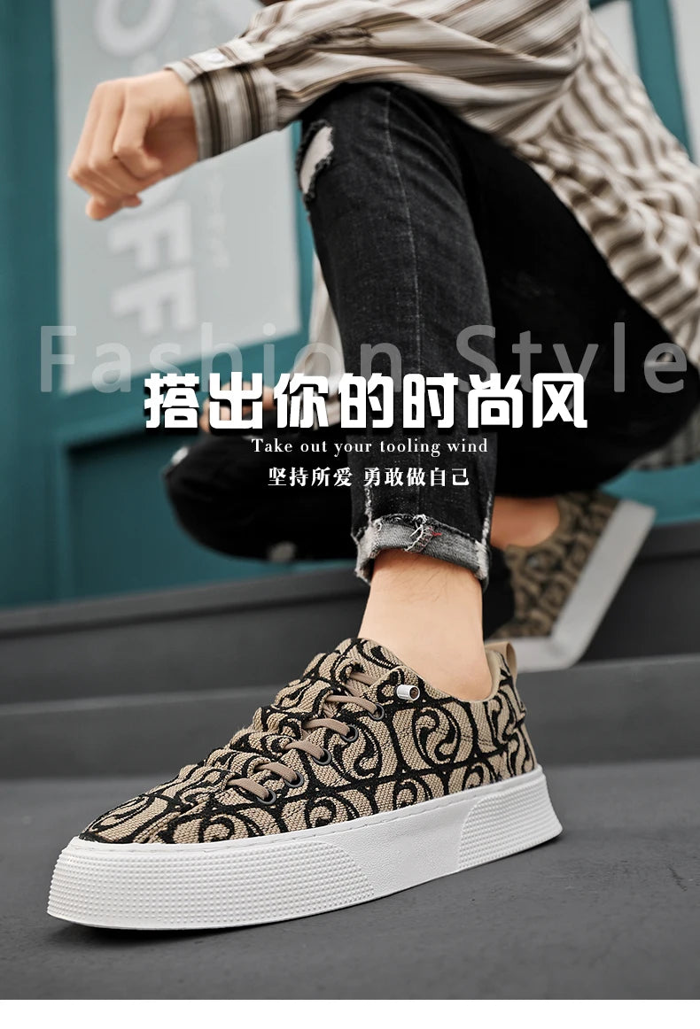 Skateboard Loafers Canvas Casual sneaker Apring and autumn Soft and comfortable Wear-resistant Ventilate Casual shoes New