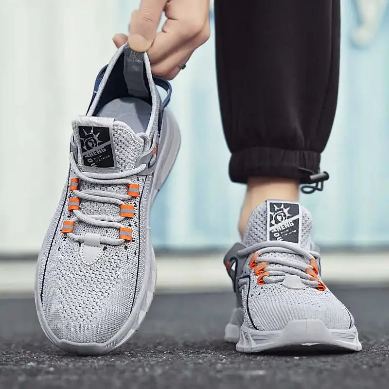 Lace-up Tied Luxury Sneakers For Men High Ankle Shoes Men Brown Long Boots Sports Pretty Latest High Quality Runner Tenks