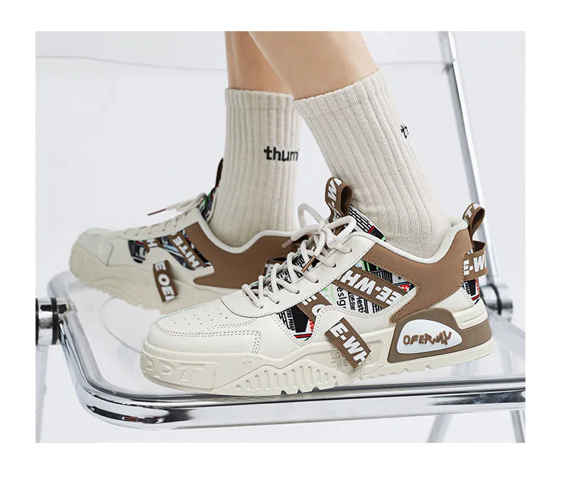 High Quality Men's Casual Shoes  Luxury Male Sneaker Outdoor Fashion Skateboard Shoes Running Platform Designer Vulcanized Shoes