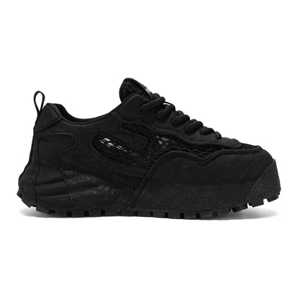 Chunky Sneaker Men Designer Cover Bottom Board Shoes Fashion Casual Mesh Breathable Increased Internal Flat Platform Sport Shoes