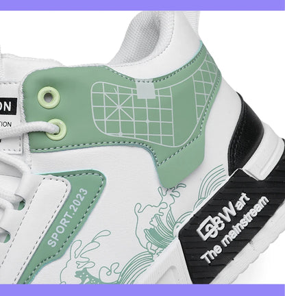 Daddy Shoes Male Sports Sneakers Trainers Street Culture Walking Footwear Man Men High Top Casual Shoes Personality Thick Soled
