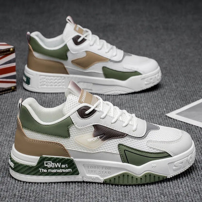 Men's Casual Sports Shoes Low-Top Fashion Trend Mesh Men Skateboard Shoes New 2025 Summer Outdoor Sports Shoes Tenis Masculino