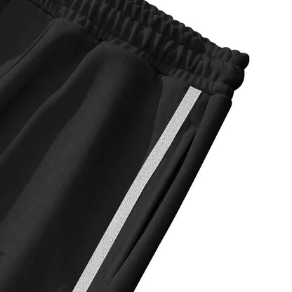 2024 Casual Sports Breasted Pants Men's Autumn New Button Loose Straight Drawstring Oversized Sweatpants Trousers Free shipping