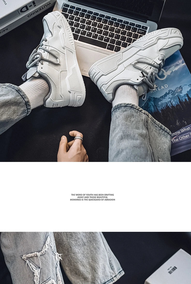 Mens Shoes Casual Sneakers Summer Outdoor Sports Running Platform Fashion Designer Luxury Skateboard Tennis Shoes Leather