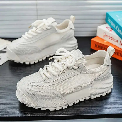Without Heels Round Foot Retro Shoes Men Dress Casual Dress Men's Shoes Sneakers Sport Bity Latest Tenisse Tenisse Shors