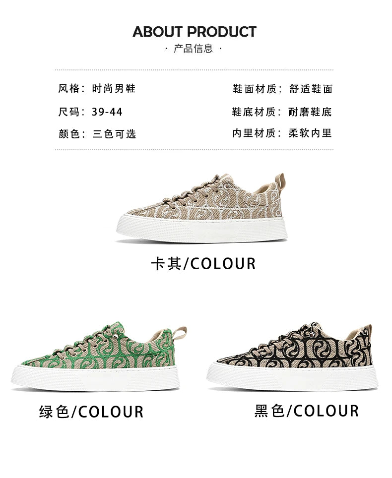 Skateboard Loafers Canvas Casual sneaker Apring and autumn Soft and comfortable Wear-resistant Ventilate Casual shoes New