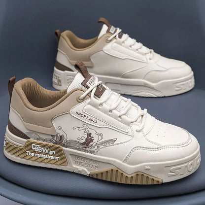 2025 spring and autumn new fashion all increase small white board shoes summer leisure sports high top tide shoes