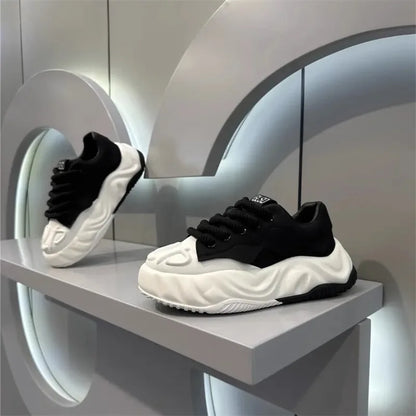 Mens Shoes 2025 Fashion Comfortable Chunky Sneakers Men Designer Walking Shoes Brand Wear-resisting Casual Shoes Tenis Masculino