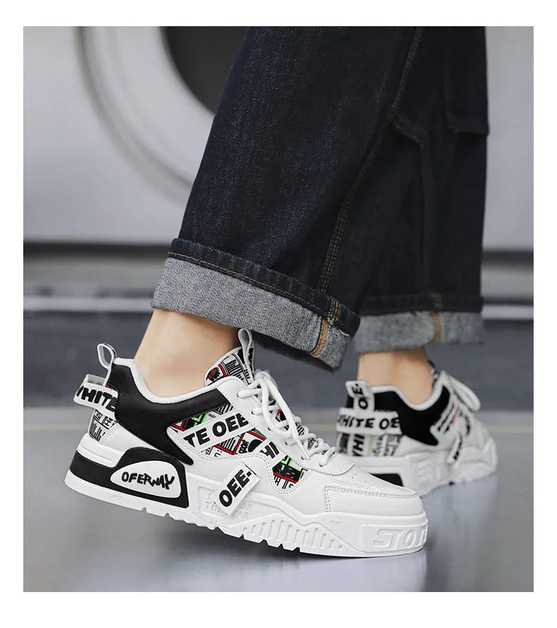High Quality Men's Casual Shoes  Luxury Male Sneaker Outdoor Fashion Skateboard Shoes Running Platform Designer Vulcanized Shoes