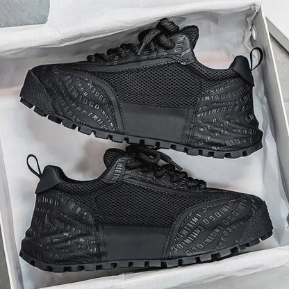 New Mens Shoes Large Size Breathable Sneakers Breathable Composite Seiko Upper Thickened Anti-slip Wear-resistant Soles Shoe