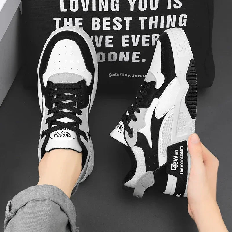 2024 Men Running Shoes New Autumn Brand Design Comfortable Soft Soled Men's Shoes Fashion Mens Sneakers Motorcycle Shoes