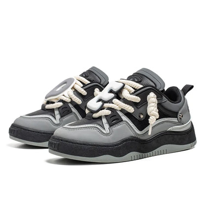Sneakers For Men Vulcanized Shoes Casual Shoes Lace Up Skateboard Breathable Comfortable Outdoor Running Sport Shoes Male 39-44