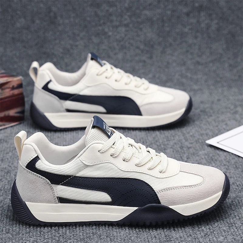 Sneakers Casual Mens Designer Retro Running Shoes Fashion Microfiber Leather Fabric Breathable Increased Internal Platform Shoes