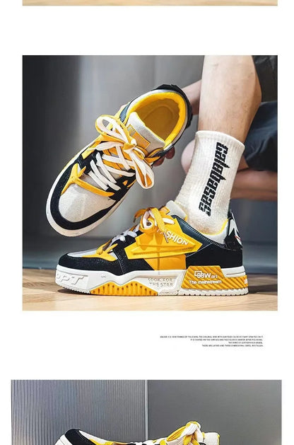 Men's Sneakers Breathable Men Casual Shoes Cool Basket Shoes for Men Non-slip Tenis Shoes Vulcanized Shoes Tenis Para Hombre
