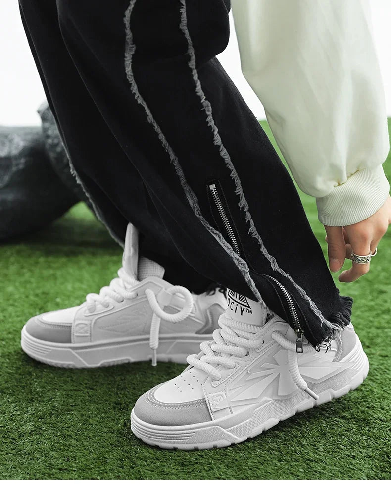 Mens Shoes Casual Sneakers Summer Outdoor Sports Running Platform Fashion Designer Luxury Skateboard Leather Ankle Tennis