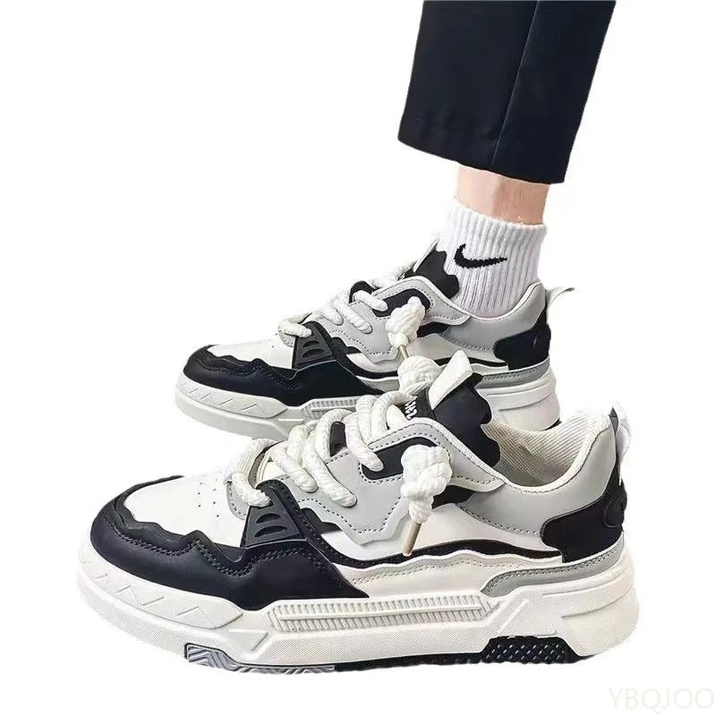 Men's shoes spring summer new versatile thick soled casual shoes anti slip youth simple comfortable sports trendy shoes