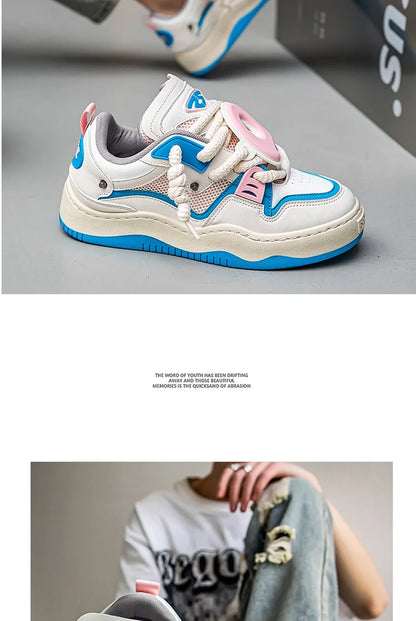 Sneakers For Men Vulcanized Shoes Casual Shoes Lace Up Skateboard Breathable Comfortable Outdoor Running Sport Shoes Male 39-44