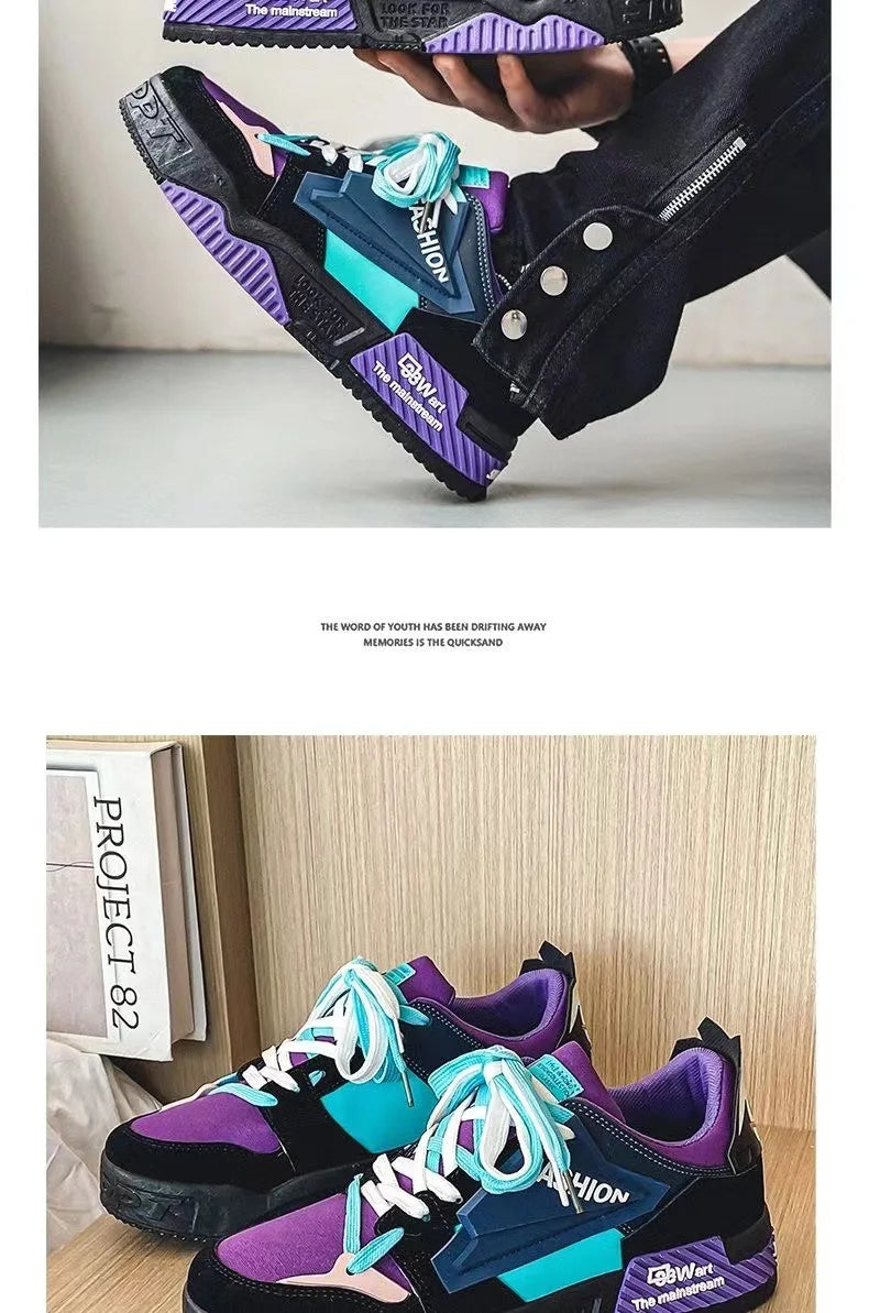 Men's Sneakers Breathable Men Casual Shoes Cool Basket Shoes for Men Non-slip Tenis Shoes Vulcanized Shoes Tenis Para Hombre