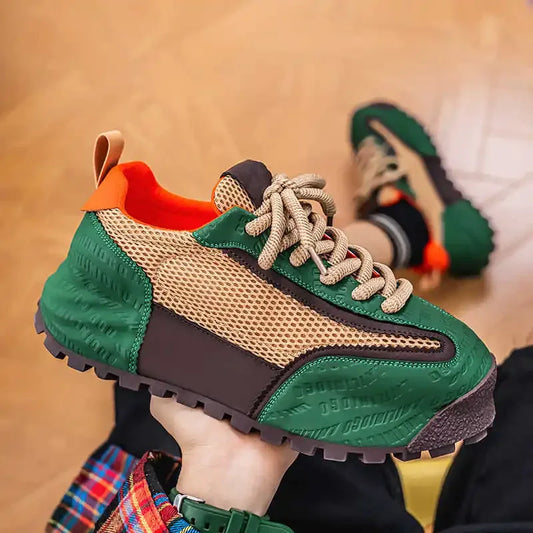 Without Heels Round Foot Retro Shoes Men Dress Casual Dress Men's Shoes Sneakers Sport Bity Latest Tenisse Tenisse Shors