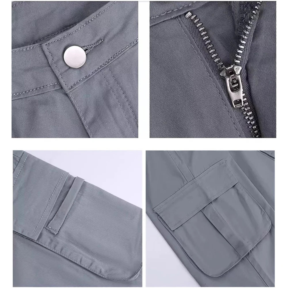 Outdoor Activities L Light Grey Baggy Cargo Pants Fashion Vintage Women Trousers Casual Women's Pants Ideal For Vacation