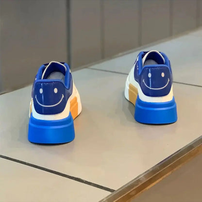 Casual Men Shoes 2024 Spring New Breathable Versatile Thick Bottom Heightening White Shoes Trend Sneakers Sapato Masculino